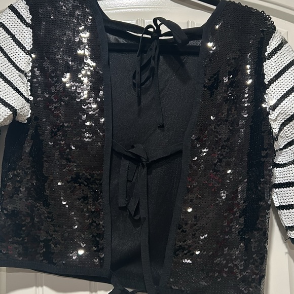 NWT Zara sequin crop top - Picture 4 of 7